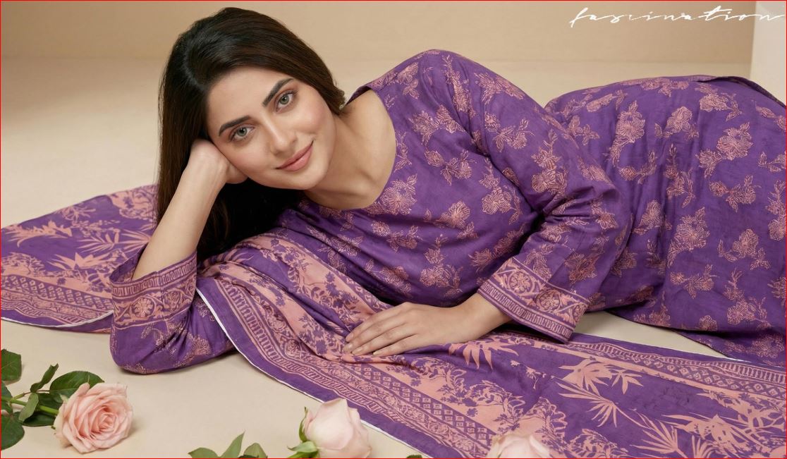 3 PIECE-UNSTITCHED PRINTED LAWN SUIT EDITION 6