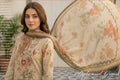 3-PIECE UNSTITCHED DIGITAL PRINTED AND EMBROIDED LAWN SUIT- V5