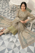 3-PIECE UNSTITCHED DIGITAL PRINTED AND EMBROIDED LAWN SUIT- V8