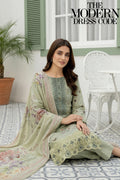 3-PIECE UNSTITCHED DIGITAL PRINTED AND EMBROIDED LAWN SUIT- V10